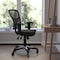 Flash Furniture Black Mesh Multifunction Chair - Roller Wheels HL-0001-RLB-GG - alternate 1
